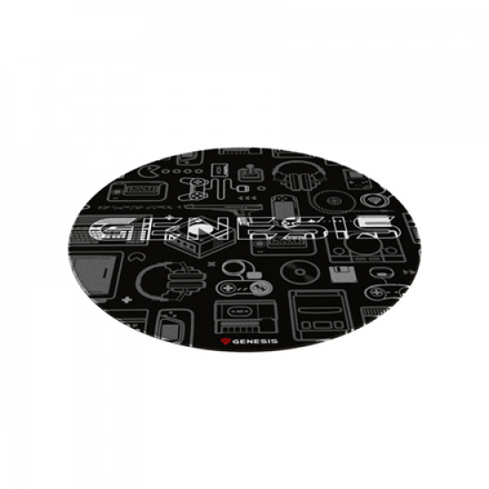 Genesis Protective Floor Mat Tellur 300 Round Gear Polyester | Floor Mat | Multicolor
