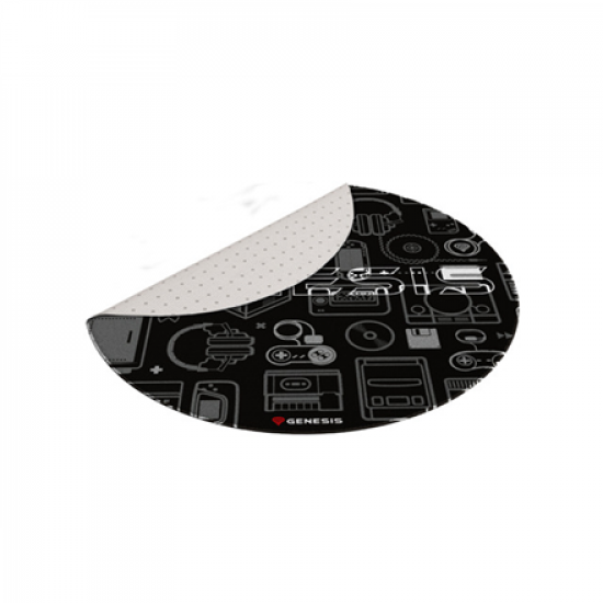 Genesis Protective Floor Mat Tellur 300 Round Gear Polyester | Floor Mat | Multicolor