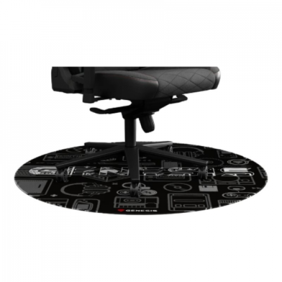 Genesis Protective Floor Mat Tellur 300 Round Gear Polyester | Floor Mat | Multicolor