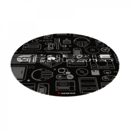 Genesis Protective Floor Mat Tellur 300 Round Gear Polyester | Floor Mat | Multicolor
