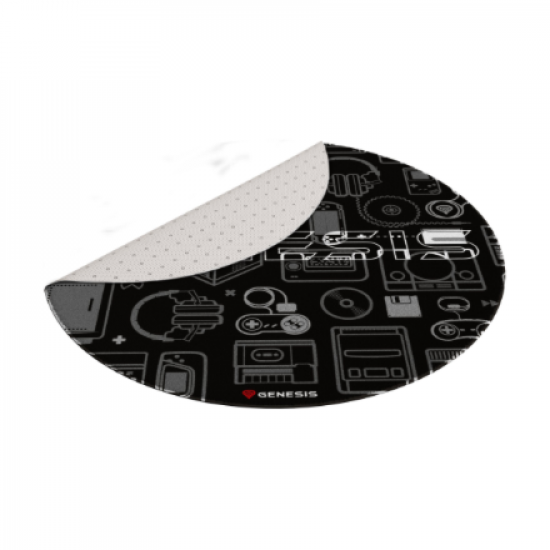 Genesis Protective Floor Mat Tellur 300 Round Gear Polyester | Floor Mat | Multicolor