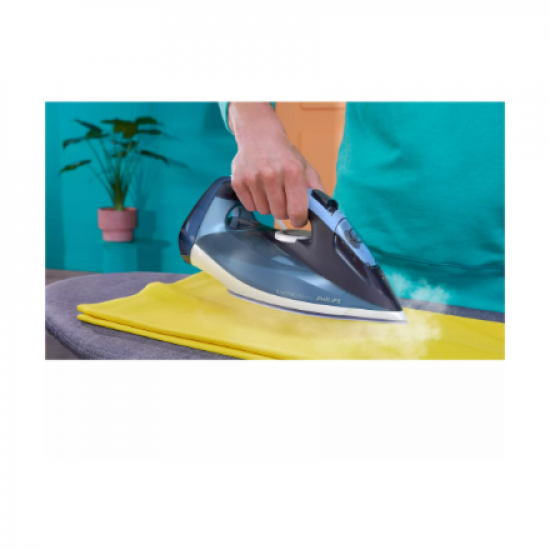 Philips Steam Iron | DST7020/20 | Steam Iron | 2800 W | Water tank capacity 300 ml | Continuous steam 50 g/min | Steam boost performance 250 g/min | Blue