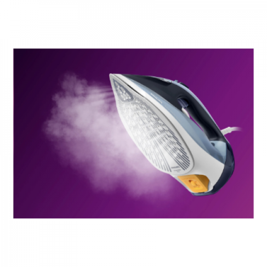 Philips Steam Iron | DST7020/20 | Steam Iron | 2800 W | Water tank capacity 300 ml | Continuous steam 50 g/min | Steam boost performance 250 g/min | Blue
