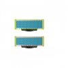 Philips | Replaceable blade (2 pcs) | QP225/50 OneBlade | Black/Green