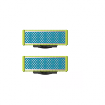 Philips | Replaceable blade (2 pcs) | QP225/50 OneBlade | Black/Green