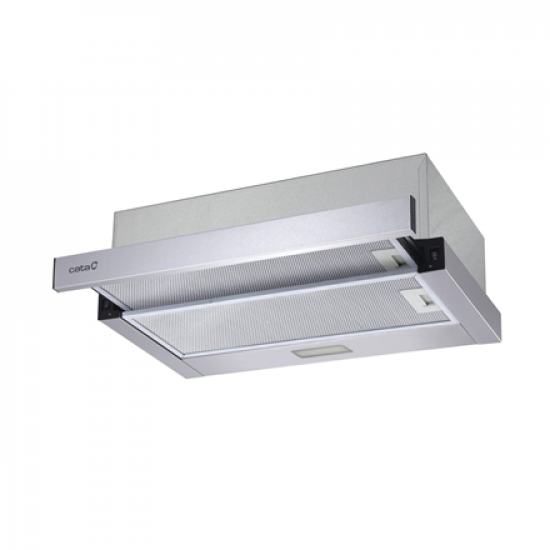 CATA | Hood | TFB-5160 X | Telescopic | Energy efficiency class C | Width 59.5 cm | 300 m³/h | Mechanical | CSLED | Stainless steel