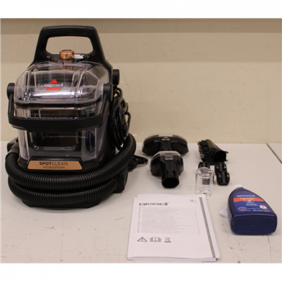 SALE OUT. SALE OUT. Bissell | Portable Carpet and Upholstery Cleaner | SpotClean HydroSteam Pro | Corded operating | Washing function | 1000 W | - V | Black | Warranty 24 month(s) | DEMO