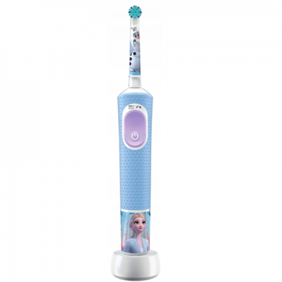 Oral-B | Electric Toothbrush | Vitality PRO Kids Frozen | Rechargeable | For kids | Number of brush heads included 1 | Number of teeth brushing modes 2 | Blue