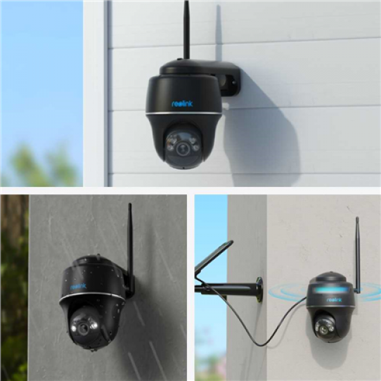 Reolink | 5MP Wireless Solar Battery Camera with Pan & Tilt | Argus Series B430 | PTZ | 5 MP | 2.8mm | Micro SD, Max.128GB