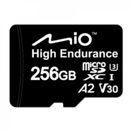 Mio High-Endurance | 256 GB | MicroSD | Flash memory class UHS-I