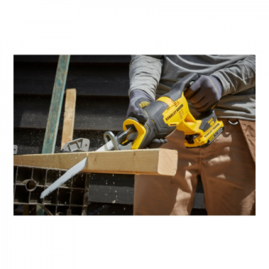 Stanley | 18V V20 Reciprocating Saw - 2 x 2.0Ah Kitbox | SFMCS300D2K-QW | 18 V