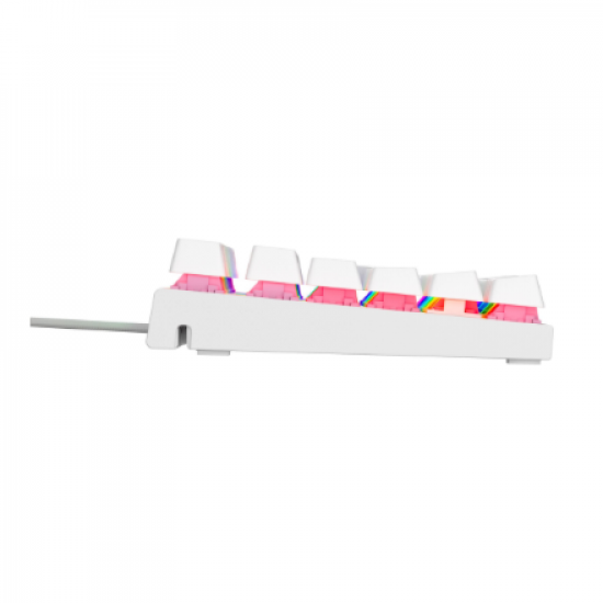 Genesis | THOR 303 | Mechanical Gaming Keyboard | Wired | US | White | USB-A | Outemu Peach Silent