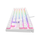 Genesis | THOR 303 | Mechanical Gaming Keyboard | Wired | US | White | USB-A | Outemu Peach Silent