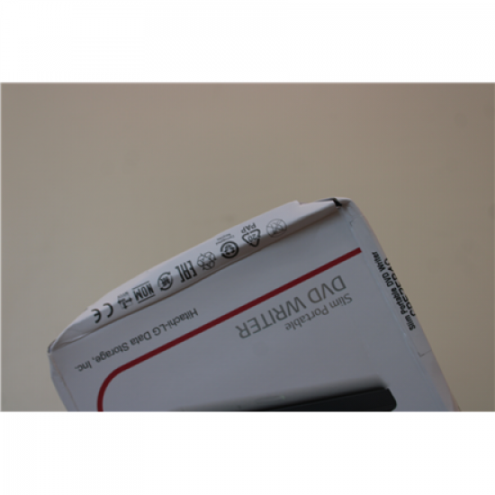 SALE OUT. H.L Data Storage Ultra Slim Portable DVD-Writer | GP57EB40 | Interface USB 2.0 | DVD±R/RW | CD read speed 24 x | CD write speed 24 x | Black | DAMAGED PACKAGING | Desktop/Notebook