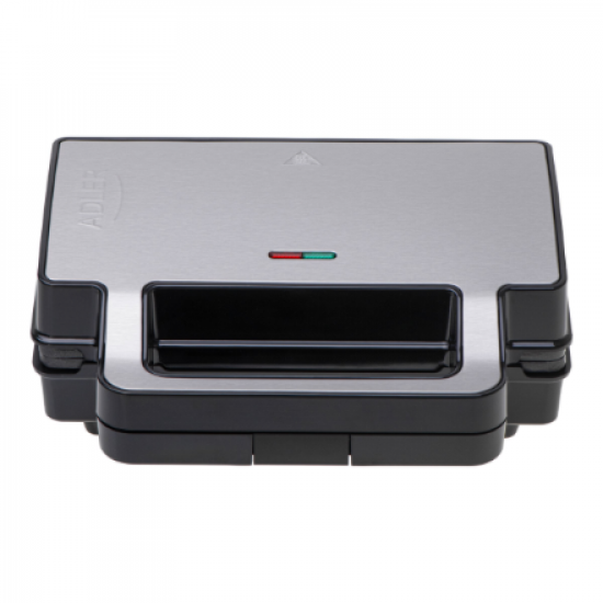 Adler Sandwich maker 2 in 1 | AD 3073 | 1000 W | Number of plates 2 | Stainless Steel/Black