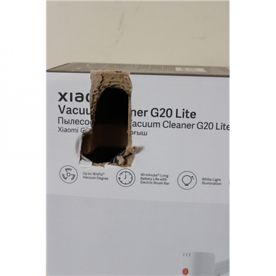 SALE OUT. | Xiaomi | Vacuum Cleaner | G20 Lite EU | Cordless | 215 W | 22.2 V | White | Warranty 24 month(s) | DAMAGED PACKAGING