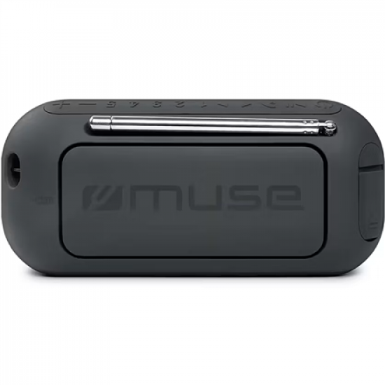 Muse Speaker With FM Radio | M-750 FBT | 10 W | Waterproof | Bluetooth | Black | Portable | Wireless connection