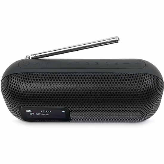 Muse Speaker With FM Radio | M-750 FBT | 10 W | Waterproof | Bluetooth | Black | Portable | Wireless connection