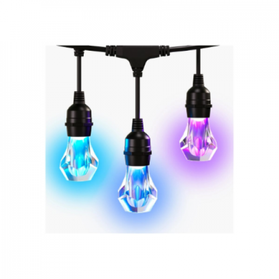 Nanoleaf Essentials Matter Smart Multicolour Outdoor String Lights Expansion 15m | 16M+