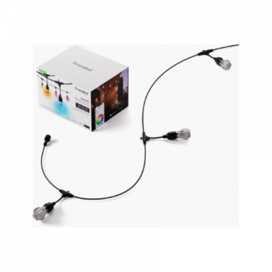 Nanoleaf Essentials Matter Smart Multicolour Outdoor String Lights Expansion 15m | 16M+