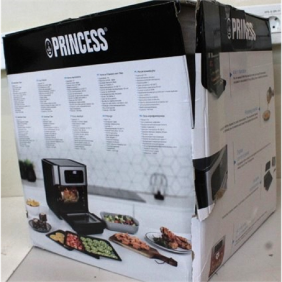 SALE OUT. Princess 01.182065.01.001 Aerofryer Oven, Black/Stainless Steel | Princess Aerofryer Oven | 182065 | Power 1500 W | Capacity 10 L | Black/Stainless Steel | DAMAGED PACKAGING | Princess | Aerofryer Oven | 182065 | Power 1500 W | Capacity 10 L | B