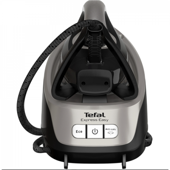 TEFAL Steam Station | SV6140 Express Easy | 2200 W | 1.7 L | 6 bar | Auto power off | Vertical steam function | Calc-clean function | Black/Steel Grey