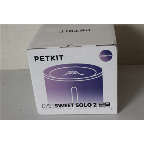 SALE OUT. Petkit P4114 (CT-W2) Eversweet Solo 2 Fountain, White | PETKIT | Smart Pet Drinking Fountain | Eversweet Solo 2 | Capacity 2 L | Filtering | Material Plastic | White | DEMO | 24 month(s)
