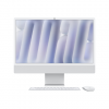 Apple iMac 24” 4.5K Retina, Apple M4 8C CPU, 8C GPU/16GB/256GB SSD/Silver/RUS | Apple