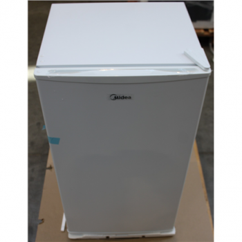 SALE OUT. Midea | Refrigerator | MDRD142FGE01 | Energy efficiency class E | Free standing | Larder | Height 86 cm | Fridge net capacity 93 L | 41 dB | White | SCRATCHED, BENT ON SIDE