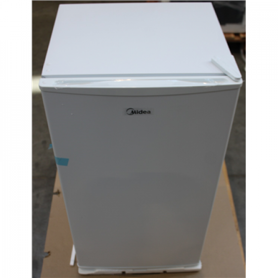 SALE OUT. Midea | Refrigerator | MDRD142FGE01 | Energy efficiency class E | Free standing | Larder | Height 86 cm | Fridge net capacity 93 L | 41 dB | White | SCRATCHED, BENT ON SIDE