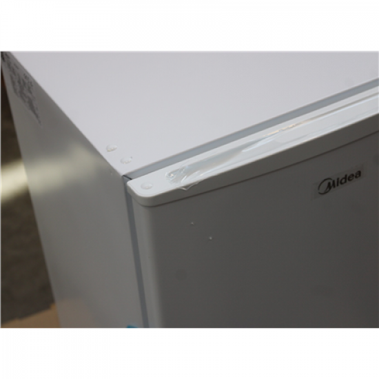SALE OUT. Midea | Refrigerator | MDRD142FGE01 | Energy efficiency class E | Free standing | Larder | Height 86 cm | Fridge net capacity 93 L | 41 dB | White | SCRATCHED, BENT ON SIDE