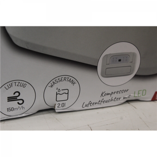 SALE OUT. Adler AD 7861 Compressor air dehumidifier, White | Adler | Compressor Air Dehumidifier | AD 7861 | Power 280 W | Suitable for rooms up to 60 m³ | Water tank capacity 2 L | White | DAMAGED PACKAGING