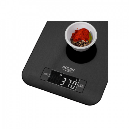 Adler Kitchen Scale | AD 3183b | Graduation 1 g | Black