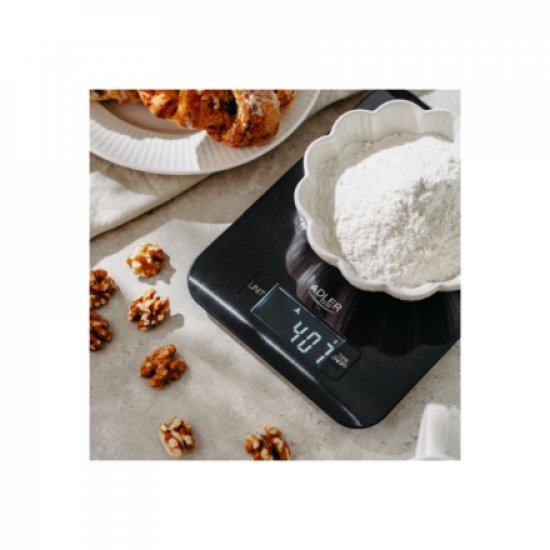 Adler Kitchen Scale | AD 3183b | Graduation 1 g | Black