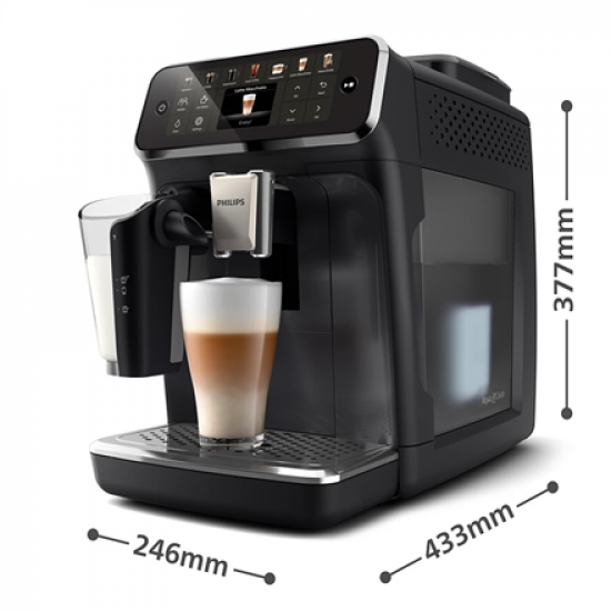 Philips | Coffee machine | EP4441/50 | Pump pressure 15 bar | Built-in milk frother | Fully Automatic | 1500 W | Black