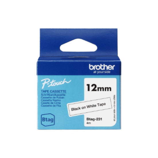 Brother BTAG-231 | Black on White | Btag