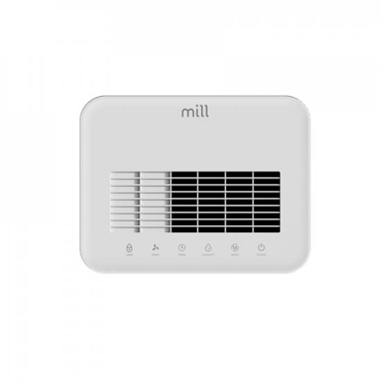 Mill Dehumidifier | MDH20 | Suitable for rooms up to 20-30 m² | Water tank capacity 4 L | White