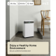Mill Dehumidifier | MDH20 | Suitable for rooms up to 20-30 m² | Water tank capacity 4 L | White