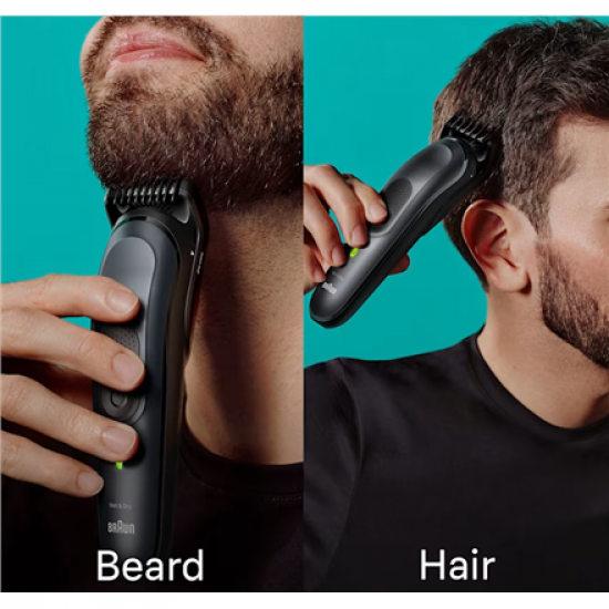 Braun | 17-in-1 Multi-grooming Style Kit | MGK7491 | Cordless | Number of length steps 13 | Grey