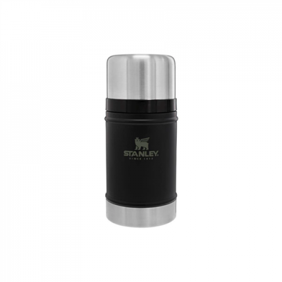 Stainless steel food thermos STANLEY CLASSIC, black, 0.7 L | Stanley
