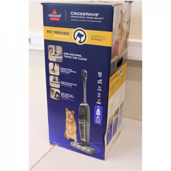 SALE OUT. Bissell | All-in-one Multi-surface Vacuum Cleaner | CrossWave OmniForce Edge Select | Cordless operating | Handstick | Washing function | 25.9 V | Operating time (max) Up to 30 min | Black/Titanium | Warranty 24 month(s) | DAMAGED PACKAGING, SCR