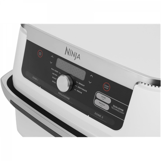 NINJA | Dual Air Fryer | Foodi FlexDrawer AF500EUWH | Capacity 10.4 L | DualZone | White