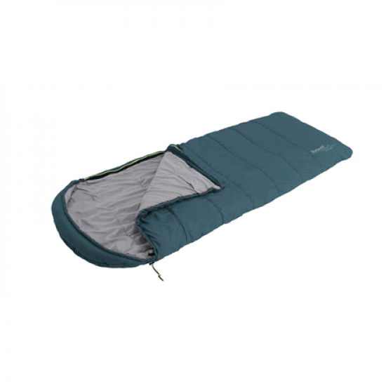 Outwell Campion Lux Teal | Sleeping Bag | -16/5 °C | 2 way open - auto lock, L-shape