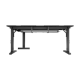 Genesis Gaming Desk | Holm 160 Modular Corner | Black/Anthracite