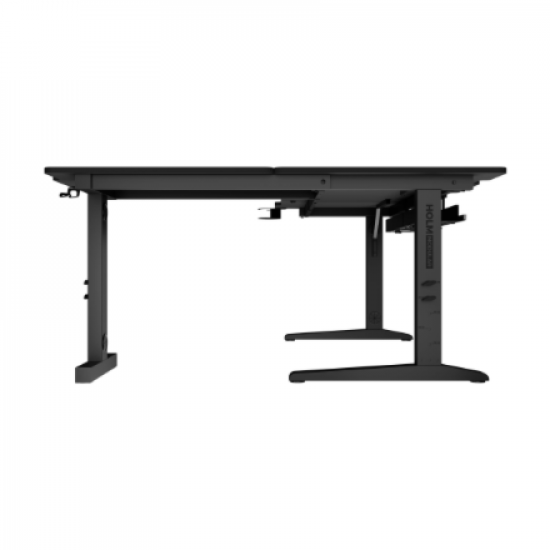 Genesis Gaming Desk | Holm 160 Modular Corner | Black/Anthracite