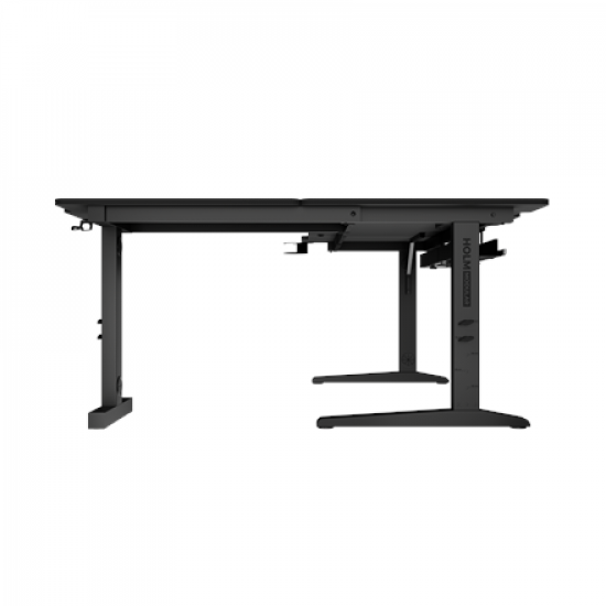 Genesis Gaming Desk | Holm 160 Modular Corner | Black/Anthracite