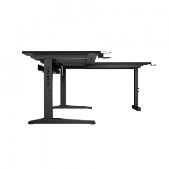 Genesis Gaming Desk | Holm 160 Modular Corner | Black/Anthracite