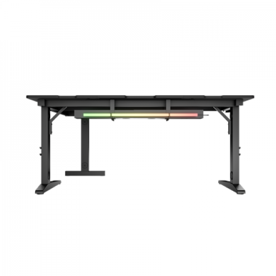 Genesis Gaming Desk | Holm 160 Modular Corner | Black/Anthracite