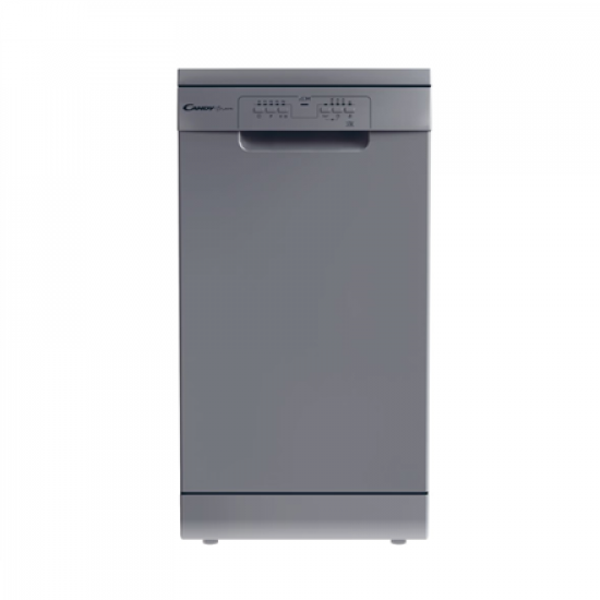 Candy Dishwasher | CDPH 2L1049S | Free standing | Width 45 cm | Number of place settings 10 | Number of programs 5 | Energy efficiency class E | Silver
