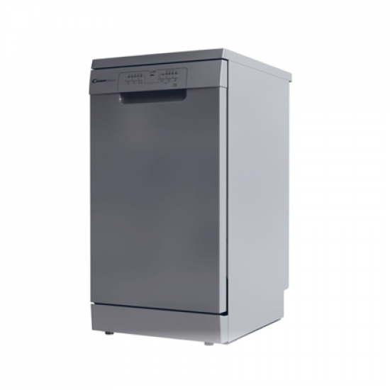 Candy Dishwasher | CDPH 2L1049S | Free standing | Width 45 cm | Number of place settings 10 | Number of programs 5 | Energy efficiency class E | Silver
